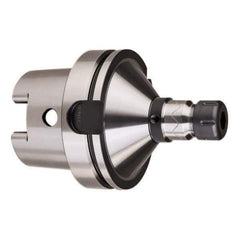HAIMER - 2mm to 20mm Capacity, 200mm Projection, HSK125A Hollow Taper, ER32 Collet Chuck - 0.0001" TIR - Exact Industrial Supply