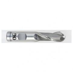 9/16" Dia. - 3-1/8" OAL - Bright HSS Co-Center Cut SE EM - 2 FL - Eagle Tool & Supply