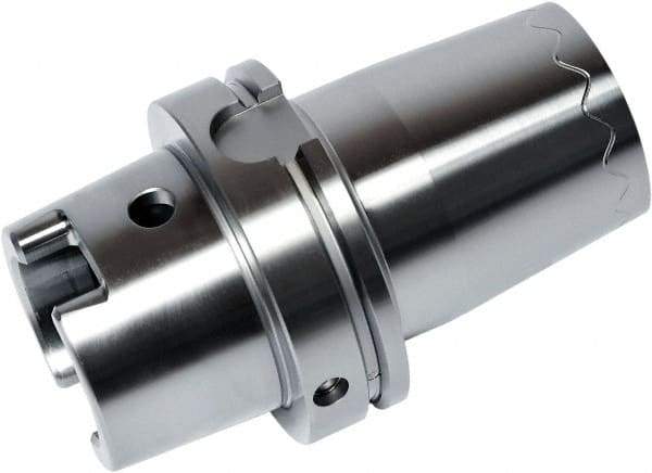 HAIMER - 3/8" Hole Diam, HSK100A Taper Shank Shrink Fit Tool Holder & Adapter - 160mm Projection, 1.06" Nose Diam, 1.65" Clamping Depth, 25,000 RPM, Through Coolant - Exact Industrial Supply