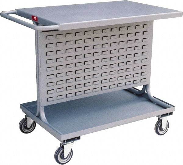 Jamco - Louvered Panel Cart - 36 Inch Overall Width x 24 Inch Overall Depth x 35 Inch Overall Height - Eagle Tool & Supply