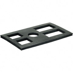 Dynabrade - 1/4" Thick, Polymer, Machinery Leveling Pad & Mat - 15,000 Lb Max Load - Eagle Tool & Supply