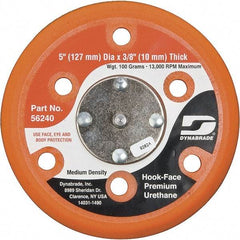 Dynabrade - 5" Diam Disc Backing Vacuum Replacement Pad - Medium Density, 13,000 RPM - Eagle Tool & Supply
