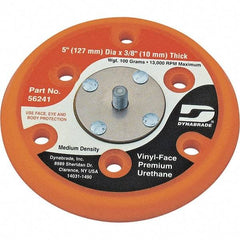 Dynabrade - 5" Diam Disc Backing Vacuum Replacement Pad - Medium Density, 13,000 RPM - Eagle Tool & Supply