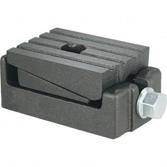 Dynabrade - 15,000 Lb Capacity, 3-1/2 Wide x 5-3/4" Long, 3/4" Pad, Wedge Jack - 2-1/2" Min Height, 3/16" Rise, 1" Anchor, 2-1/2" High (Without Pad) - Eagle Tool & Supply