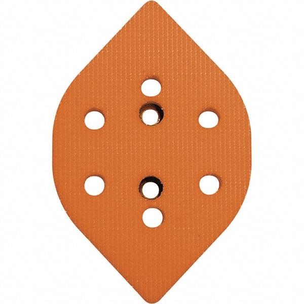 Dynabrade - Tear Drop Hook Face Backing Pad - Dynafine Compatible, Screw Attachment, Vacuum Pad, 3/8" Thick, Soft Density - Eagle Tool & Supply