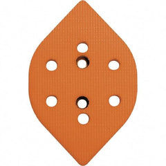 Dynabrade - Tear Drop Hook Face Backing Pad - Dynafine Compatible, Screw Attachment, Vacuum Pad, 3/8" Thick, Soft Density - Eagle Tool & Supply