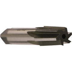 Emuge - 1-1/2" Pipe, 1.685" Small End Diam, 1.4173" Straight Shank, 45mm Flute, Taper Pipe Reamer - Eagle Tool & Supply