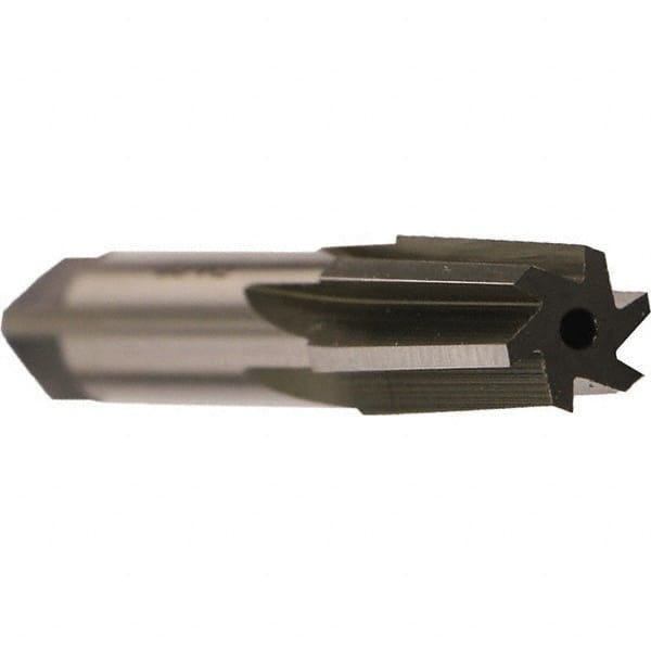Emuge - 3/8" Pipe, 0.5413" Small End Diam, 0.4724" Straight Shank, 27mm Flute, Taper Pipe Reamer - Eagle Tool & Supply
