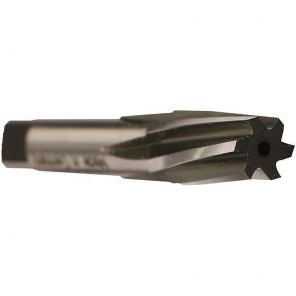 Emuge - 1/8" Pipe, 0.3169" Small End Diam, 0.2756" Straight Shank, 17mm Flute, Taper Pipe Reamer - Eagle Tool & Supply