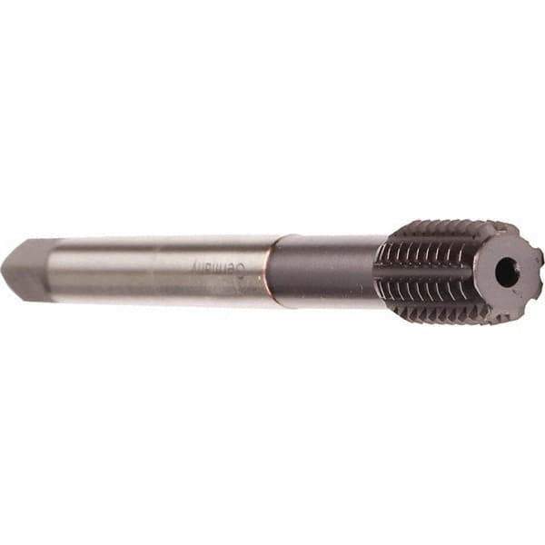 Emuge - 7/16-20 UNF 2BX Bottoming Thread Forming Tap - Cobalt, TiCN Finish, 3.937" OAL, 0.512" Thread Length, Right Hand Thread, Series InnoForm - Eagle Tool & Supply