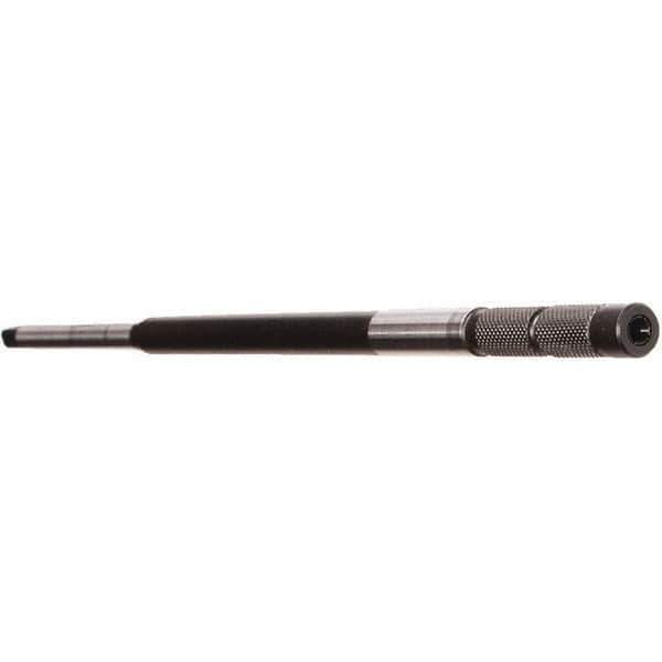 Emuge - M27mm Tap, 12.9921 Inch Overall Length, 1.1024 Inch Max Diameter, Tap Extension - 0.7874 Inch Tap Shank Diameter, 0.7874, 1.1024 Inch Extension Shank Diameter, 0.6299 Inch Extension Square Size, 44mm Tap Depth - Eagle Tool & Supply