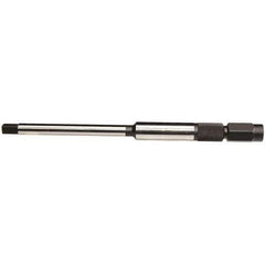 Emuge - #12 Inch Tap, 5.12 Inch Overall Length, 17/32 Inch Max Diameter, Tap Extension - 0.22 Inch Tap Shank Diameter, 0.255 Inch Extension Shank Diameter, 0.191 Inch Extension Square Size - Eagle Tool & Supply