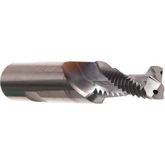Emuge - 9/16-12, 0.482" Cutting Diam, 2 Flute, Solid Carbide Helical Flute Thread Mill - Internal Thread, 1.339" LOC, 4.331" OAL, 16mm Shank Diam - Eagle Tool & Supply