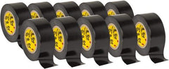 3M - 3/4" x 20', Black Vinyl Electrical Tape - 7 mil Thick, 1,150 V/mil Dielectric Strength - Eagle Tool & Supply