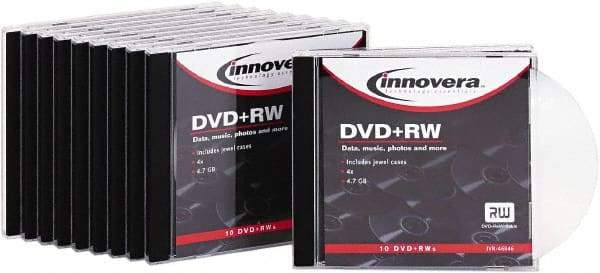 innovera - DVD+RW Discs - Use with CD, DVD Drives - Eagle Tool & Supply