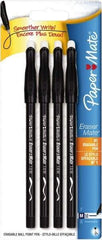 Paper Mate - 1mm Ball Point Stick Pen - Black - Eagle Tool & Supply