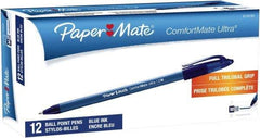 Paper Mate - 1mm Ball Point Stick Pen - Blue - Eagle Tool & Supply