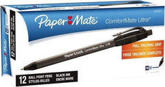 Paper Mate - 1mm Ball Point Retractable Pen - Black - Eagle Tool & Supply