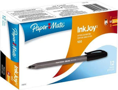 Paper Mate - 1mm Ball Point Stick Pen - Black - Eagle Tool & Supply