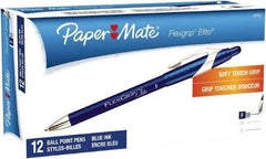 Paper Mate - 0.8mm Ball Point Retractable Pen - Blue - Eagle Tool & Supply