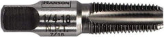 Irwin Hanson - 1-1/4 - 11-1/2 NPT Thread, 5 Flute Standard Pipe Tap - Bright Finish, Carbon Steel - Exact Industrial Supply