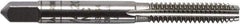 Irwin Hanson - 7/8-14 UNF 2B 4 Flute Bright Finish Carbon Steel Straight Flute Standard Hand Tap - Plug, Right Hand Thread, Oversize - Eagle Tool & Supply