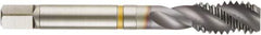 Guhring - M20x2.50 Metric 6H Modified Bottoming Spiral Flute Tap - Cobalt, TiCN Finish, 4.469" OAL, Right Hand Flute, Right Hand Thread, D8, Series 4412 - Eagle Tool & Supply
