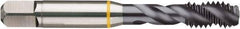 Guhring - 5/8-18 UNF 2B/3B Modified Bottoming Spiral Flute Tap - Cobalt, TiCN Finish, 3.811" OAL, Right Hand Flute, Right Hand Thread, H3, Series 4410 - Eagle Tool & Supply