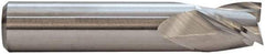 M.A. Ford - 5/32", 5/16" LOC, 3/16" Shank Diam, 2" OAL, 3 Flute, Solid Carbide Square End Mill - Single End, TiCN Finish, Spiral Flute, 30° Helix, Centercutting, Right Hand Cut, Right Hand Flute - Eagle Tool & Supply