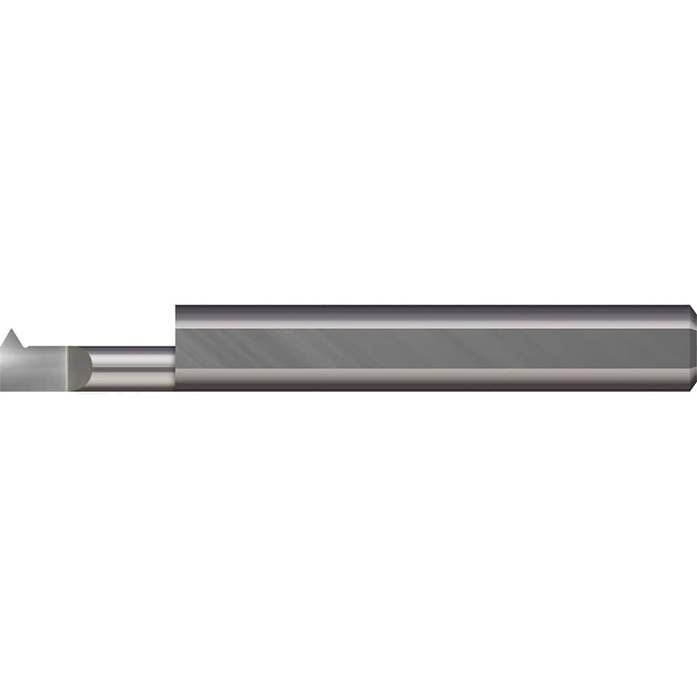 Micro 100 - Single Point Threading Tools; Thread Type: Internal ; Material: Solid Carbide ; Profile Angle: 60 ; Threading Diameter (Decimal Inch): 0.2300 ; Cutting Depth (Decimal Inch): 0.7500 ; Maximum Threads Per Inch: 40 - Exact Industrial Supply