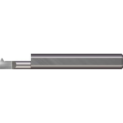 Micro 100 - Single Point Threading Tools; Thread Type: Internal ; Material: Solid Carbide ; Profile Angle: 60 ; Threading Diameter (Decimal Inch): 0.1800 ; Cutting Depth (Decimal Inch): 0.3500 ; Maximum Threads Per Inch: 56 - Exact Industrial Supply