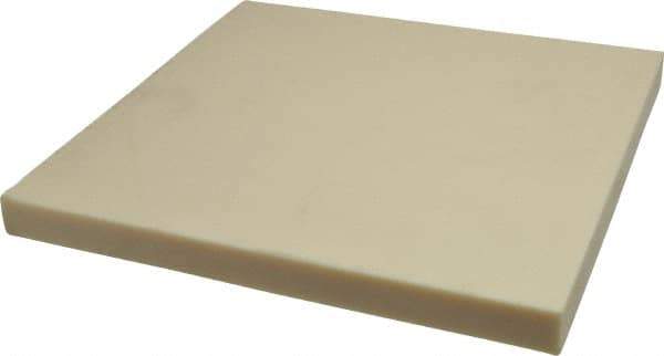 Made in USA - 1" Thick x 12" Wide x 1' Long, ABS Sheet - Tan, +0.025 Tolerance - Eagle Tool & Supply