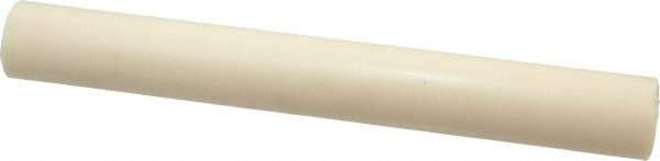 Made in USA - 1' Long, 1-1/2" Diam, ABS Plastic Rod - Beige - Eagle Tool & Supply