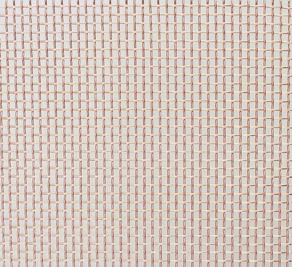 Value Collection - 23 Gage, 0.025 Inch Wire Diameter, 10 x 10 Mesh per Linear Inch, Copper, Wire Cloth - 0.075 Inch Opening Width, 36 Inch Wide, Cut to Length - Eagle Tool & Supply