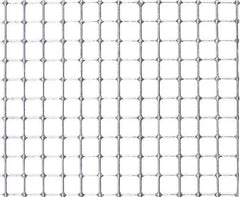 Value Collection - 12 Gage, 0.105 Inch Wire Diameter, 1 x 1 Mesh per Linear Inch, Steel, Welded Fabric Wire Cloth - 36 Inch Wide, Cut to Length, Galvanized - Eagle Tool & Supply