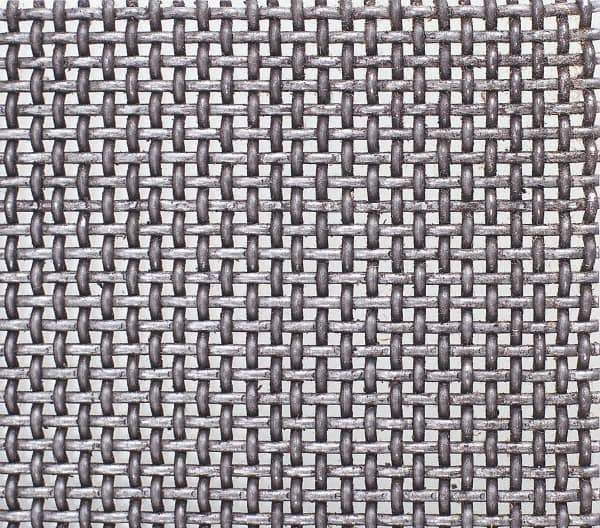 Value Collection - 39 Gage, 0.0075 Inch Wire Diameter, 60 x 60 Mesh per Linear Inch, Steel, Wire Cloth - 0.009 Inch Opening Width, 36 Inch Wide, Cut to Length - Eagle Tool & Supply