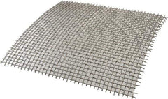 Value Collection - 14 Gage, 0.08 Inch Wire Diameter, 3 x 3 Mesh per Linear Inch, Stainless Steel, Wire Cloth - 0.253 Inch Opening Width, 12 Inch Wide x 12 Inch Stock Length - Eagle Tool & Supply