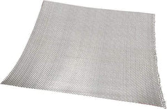 Value Collection - 20 Gage, 0.035 Inch Wire Diameter, 10 x 10 Mesh per Linear Inch, Stainless Steel, Wire Cloth - 0.065 Inch Opening Width, 12 Inch Wide x 12 Inch Stock Length - Eagle Tool & Supply