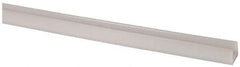 Made in USA - 1/2 Inch Thick x 1/2 Inch Wide, Polyethylene (UHMW), Snap On Wear Strip - 5/16 Inch Inside Width x 1/2 Inch Overall Height - Eagle Tool & Supply