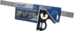 Empire Level - 2 Piece, 16" Combination Square Set - 1/64 & 1/32" (English) Graduation, Stainless Steel Blade, - Eagle Tool & Supply