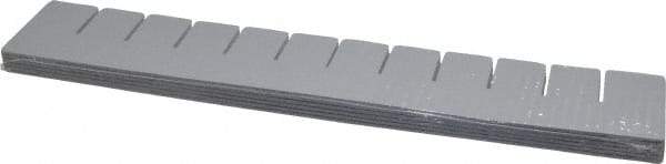 Quantum Storage - 16-1/2" Wide x 3-1/2" High, Gray Bin Divider - Use with DG92035 - Eagle Tool & Supply