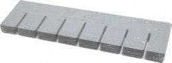 Quantum Storage - 10.9" Wide x 3-1/2" High, Gray Bin Divider - Use with DG92035 - Eagle Tool & Supply