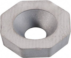 Kennametal - 4.57mm Inscribed Circle, Octagon Boring Bar Shim for Indexables - Carbide, 1/8" Thick, SM Shim Style, Neutral Cut - Eagle Tool & Supply