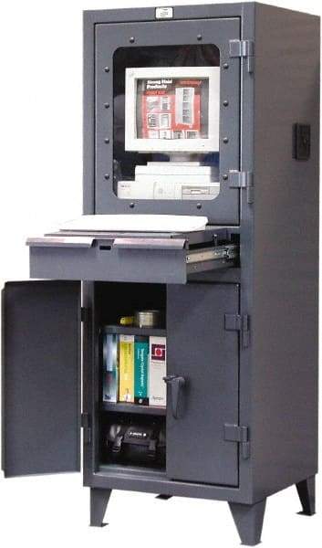 Strong Hold - Computer Cabinets Type: Computer Cabinet Width (Inch): 26 - Eagle Tool & Supply