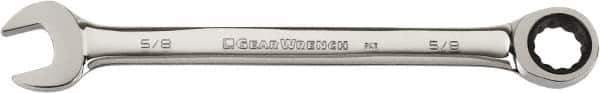 GearWrench - 3/8" 12 Point Combination Wrench - Chrome Vanadium Steel, Full Polish Finish - Eagle Tool & Supply