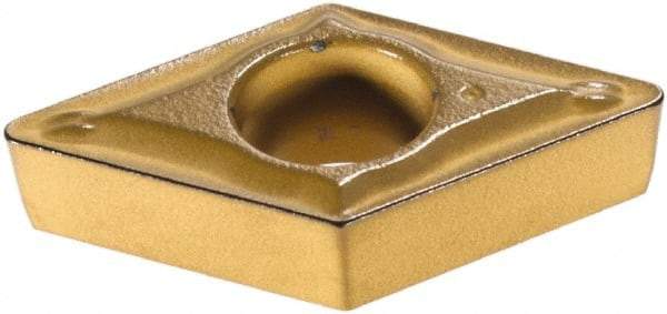 Sumitomo - DCMT21.51 ESU Grade AC820P Carbide Turning Insert - Al2O3 Finish, 55° Diamond, 1/4" Inscr Circle, 3/32" Thick, 1/64" Corner Radius - Eagle Tool & Supply