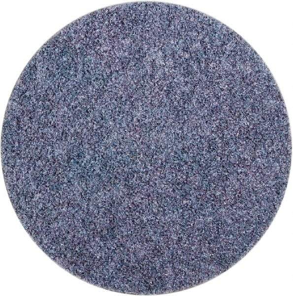 3M - 3" Disc Diam, Ceramic Quick Change Disc - Type S Attaching System, Nonwoven, Blue, Coarse Grade, 18,000 RPM - Eagle Tool & Supply