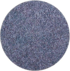 3M - 3" Disc Diam, Ceramic Quick Change Disc - Type S Attaching System, Nonwoven, Blue, Coarse Grade, 18,000 RPM - Eagle Tool & Supply