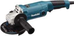 Makita - 5" Wheel Diam, 11,000 RPM, Corded Angle & Disc Grinder - 5/8-11 Spindle, 120 Volts, 10.5 Amps - Eagle Tool & Supply