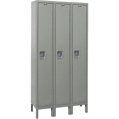 Hallowell - 3 Door, 1 Tier, Premium Wardrobe Lockers - Eagle Tool & Supply
